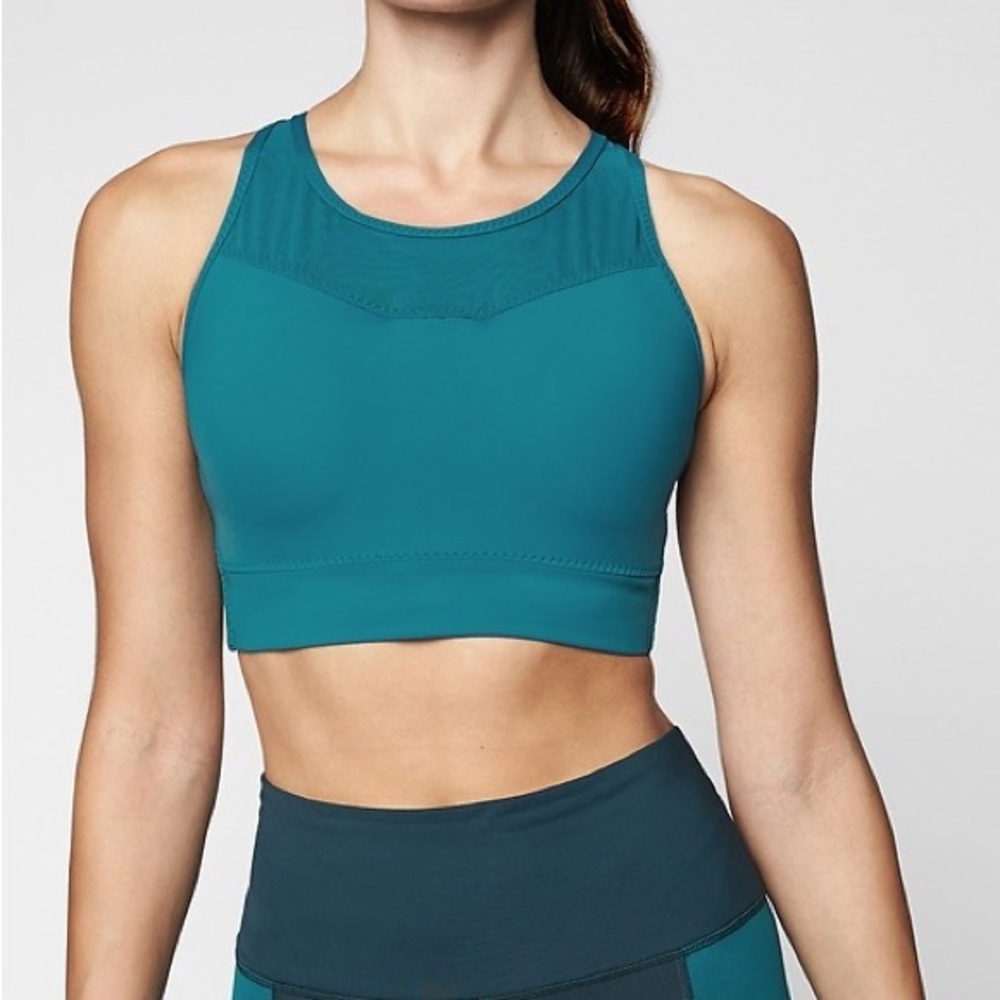 Athleta Gigi sports bra in a teal size M
